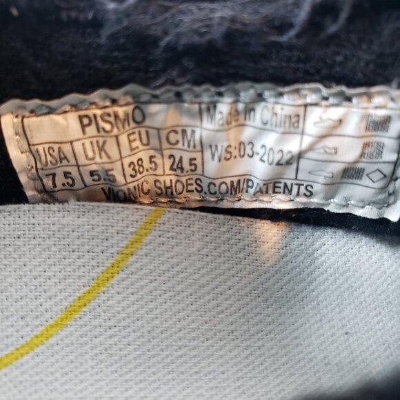 Vioinic Beach Pismo Casual Sneaker Boucle Black S - Picture 13 of 14